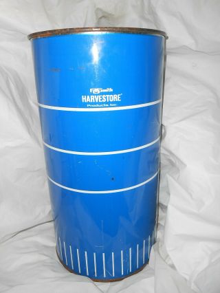 Rare Vintage A.  O.  Smith Harvestore System Silo Advertising Garbage Can P&k P.  C.
