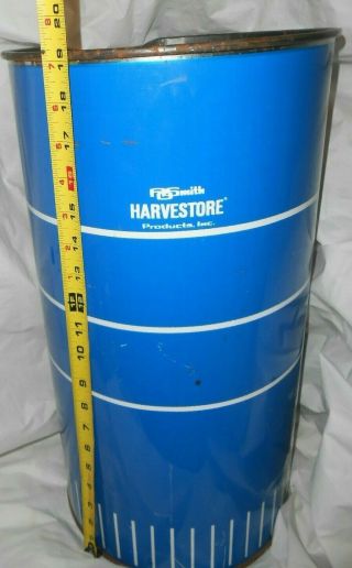 RARE VINTAGE A.  O.  SMITH HARVESTORE SYSTEM SILO ADVERTISING GARBAGE CAN P&K P.  C. 2