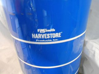 RARE VINTAGE A.  O.  SMITH HARVESTORE SYSTEM SILO ADVERTISING GARBAGE CAN P&K P.  C. 3