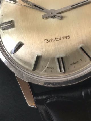 Vintage Certina Bristol 195.  Mechanical Watch,  Great Patina 4