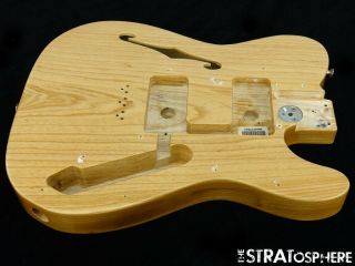 Vintage 72 Fender Telecaster Thinline Tele Body 1972 Reissue Guitar Natural Ash