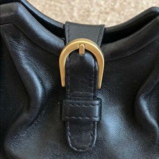 Jimmy Choo Matte Black Leather Antique Gold Chain Handbag Bag Purse GORGEOUS 2
