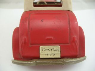 Bandai Tin Car with friction motor: 1933 Cadillac 4