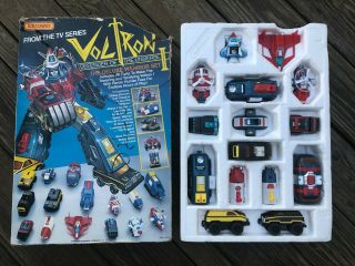 Voltron I Defender Universe Transformer Matchbox Deluxe Warrior Set Box Vtg 