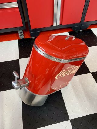 Very Rare 1950’s Coca Cola Soda Fountain Dispenser Coke Cooler Vending Machine 4