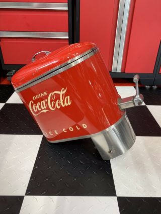 Very Rare 1950’s Coca Cola Soda Fountain Dispenser Coke Cooler Vending Machine 6