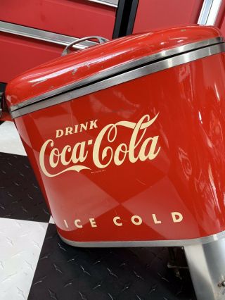 Very Rare 1950’s Coca Cola Soda Fountain Dispenser Coke Cooler Vending Machine 7