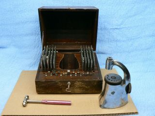 Vintage Watch Makers Repair Staking & Anvil Set Gf Tools