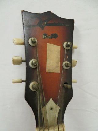 Vintage 1960s Guyatone Musician SG - M03 Semi Acoustic Guitar F - Hol Hollow Body 4