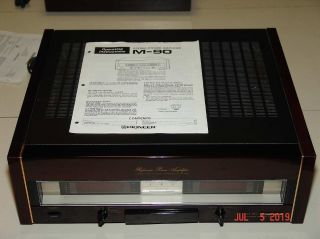 Pioneer M - 90 Vintage Reference Power Amplifier 120/220 2