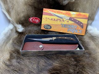 1982 Case Xx Desert Prince Knife Rosewood Handle Sheath In Vintage Box Rare