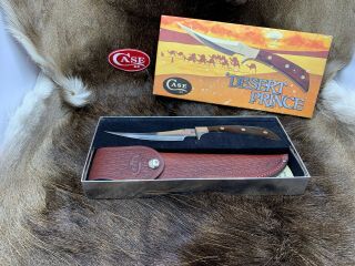 1982 Case XX Desert Prince Knife Rosewood Handle Sheath In Vintage Box Rare 4