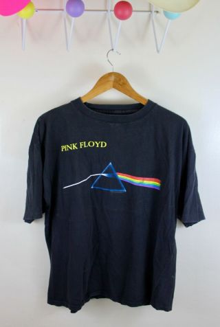 Vintage Pink Floyd Dark Side Of The Moon 1994 Tour Shirt 90s Concert Brockum 92