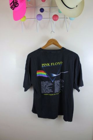 Vintage Pink Floyd Dark Side of the Moon 1994 Tour Shirt 90s Concert Brockum 92 3