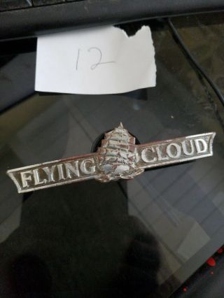 Vintage Reo Flying Cloud Emblem