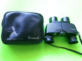 Vintage Bushnell Custom Compact 7x26 Field 7 Degree Binoculars W/Strap and Case 6