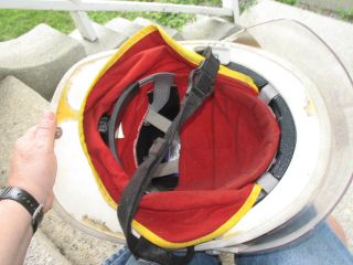 VINTAGE FIRE DEPARTMENT HELMET USA RESCUE BULLARD CAP HAT CHIEF TX/TXA model 7