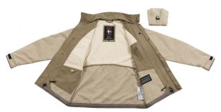 (XL) Ventile - STONE colour - Men’s jacket - detachable hood - by ebbelsen 3