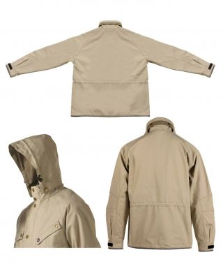 (XL) Ventile - STONE colour - Men’s jacket - detachable hood - by ebbelsen 4