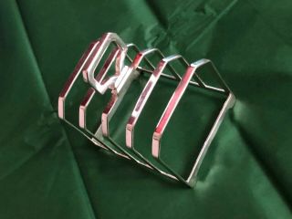 Sterling Silver Toast Rack - Mappin & Webb - Sheffield - 1923 3