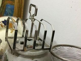 Sterling Silver Toast Rack - Mappin & Webb - Sheffield - 1923 4