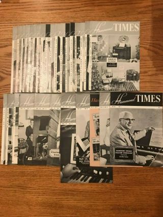 Vintage Hammond Times Magazines From The 50 