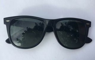 Vintage Ray Ban Wayfarer Ii L1724 Black Sunglasses