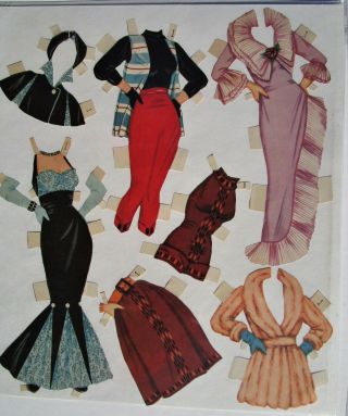 Vintage Paper Dolls - 1958 - GALE STORM,  DEBBIE REYNOLDS & NATALIE WOODS 5