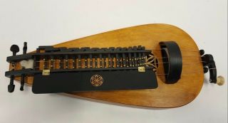 RARE HURDY GURDY 4 string wood crafted instrument 2