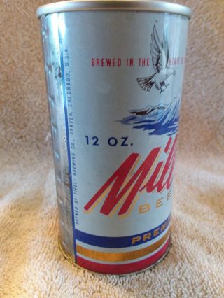 Vintage Mile Hi Beer Can Pull Tab 12 oz Tivoli Brewing Co,  Denver,  Colorado 6