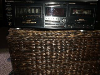 Pioneer Ct - Wm77r 6,  1 Multi - Changer Cassette Deck Recorder Vintage Rare -