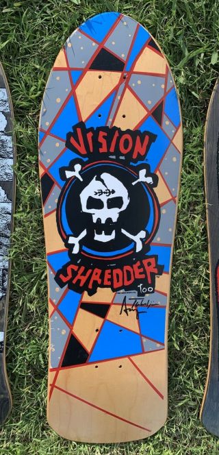 1988 Vintage Vision Shredder 2 Team Skateboard