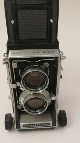 Vintage Mamiya C33 Professional Medium Format Camera.  Japan F=105mm No.  41354 3