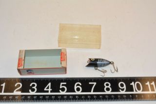 Old Tuff Heddon Tiny Lucky 13 Spook Plastic Minnow Lure Bait In The Box