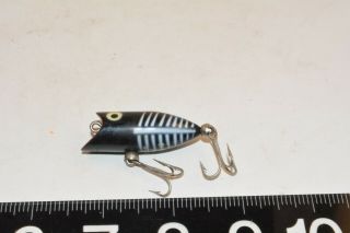 old tuff heddon tiny lucky 13 spook plastic minnow lure bait in the box 4