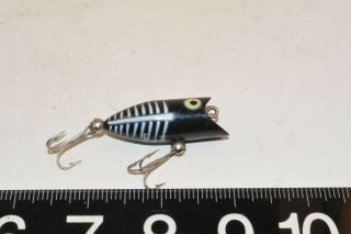 old tuff heddon tiny lucky 13 spook plastic minnow lure bait in the box 5
