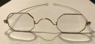 Antique Solid 14k Gold Frame Eye Glasses Spectacles