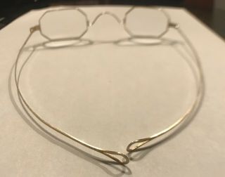 Antique Solid 14K Gold Frame Eye Glasses Spectacles 3