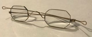 Antique Solid 14K Gold Frame Eye Glasses Spectacles 8