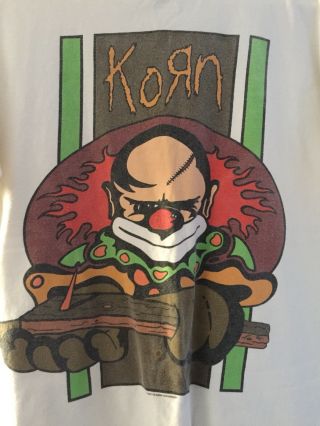 Vintage 1996 Korn Clown Shirt RARE - Mens Large 2