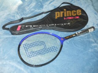 Vintage Prince Mono Tennis Racquet & Bag Signed By Jimmy Connors Autographed