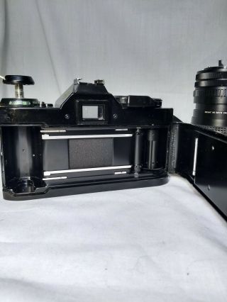 Vtg Canon AE - 1 Program Camera Cosmos cf auto 2x,  Sears 135mm,  Zykkor 35 - 105 Zoom 2