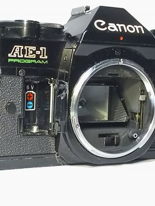 Vtg Canon AE - 1 Program Camera Cosmos cf auto 2x,  Sears 135mm,  Zykkor 35 - 105 Zoom 7