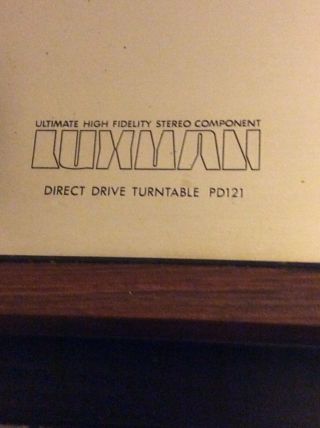 Vintage Luxman PD 121 DC - Servo Direct - Drive Turntable 5