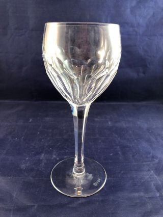 Set of 4 Vintage Waterford Lead Crystal CLARA Claret / Wine Goblets 3