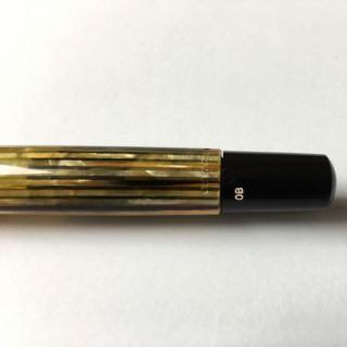 Pelikan 400 Fountain Pen Vintage Tortoiseshell Brown 14K (585) Gold Nib OB - Size 6