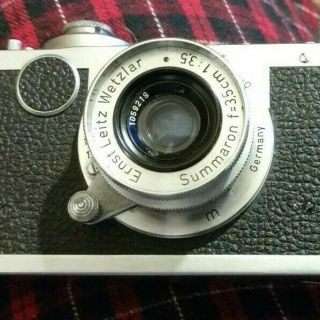 Leica Ic Model 1 (c) E.  Leitz Wetzlar D.  R.  P.  Germany Vintage 35mm Camera,  3,  5cm 6