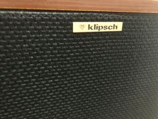 1982 Vintage Klipsch Heresy Speakers Birch Wood Consecutive Serial 3
