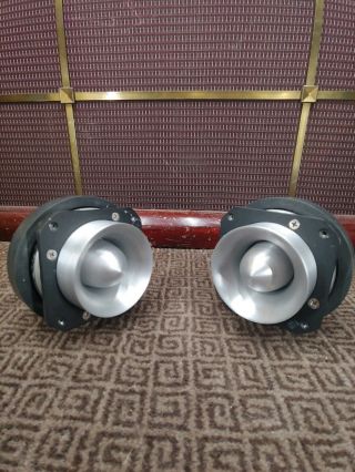 Vintage Pair Jbl 2402h Cm Bullet Tweeters Horn Speakers 8 Ohms