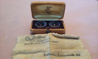 Antique Contact Lenses With Case (muller Welt)